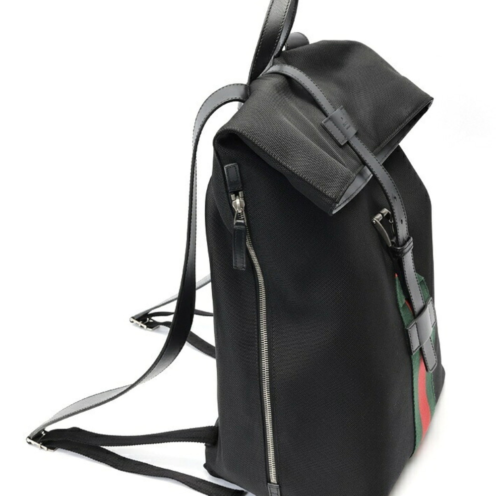 GUCCI Black Leather Backpack - Picture 2 of 8
